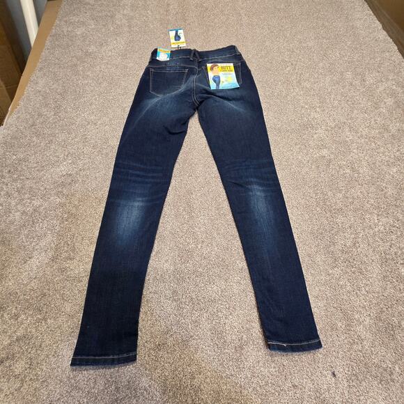 y2k streetwear Trendy Distressed Wax Jean Butt I Love You Lifting Skinny Jeans 1 - Picture 1 of 15